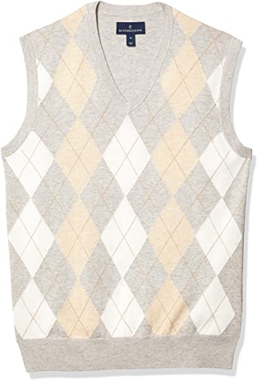 Amazon Brand - Buttoned Down Men's 100% Supima Cotton Sweater Vest