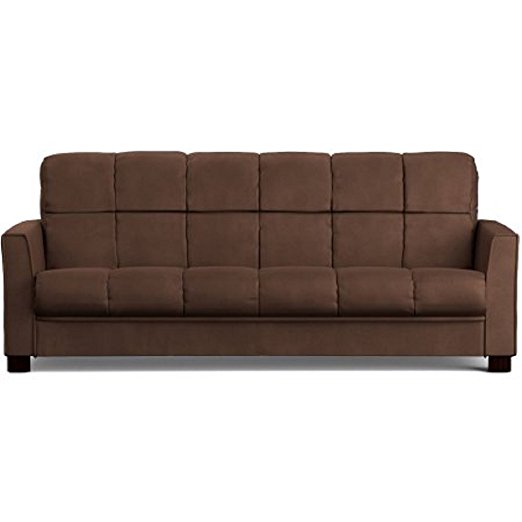 Baja Convert-a-couch and Sofa Bed, Multiple Colors (Dark Brown)