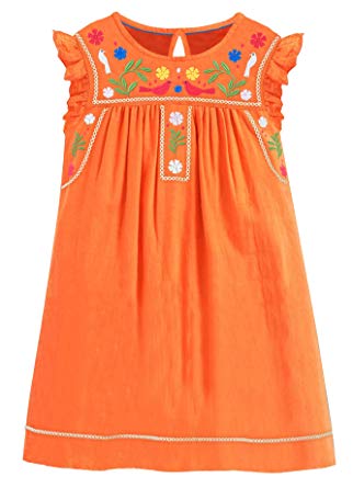 Fiream Girls Cotton Long Sleeve Dress