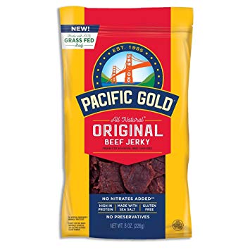 Pacific Gold Original Beef Jerky, 2-8oz bags