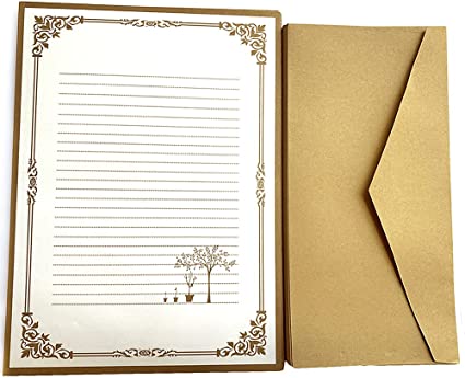 72 Pcs Retro Writing Stationery and Envelope Set, 48 Pieces of Stationery   24 Envelopes, Suitable for Making Invitations