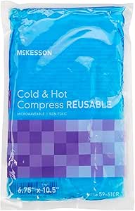 McKesson Cold and Hot Compress, Reusable Gel Pack, 6 3/4 in x 10 1/2 in, 1 Count, 1 Pack