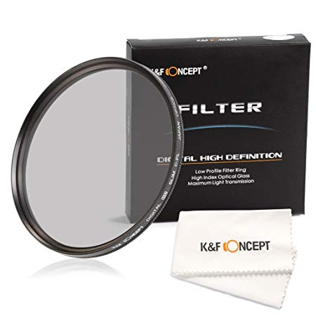 67mm Polarising Filter,K&F Concept 67mm Circular Polarising Filter 67mm CPL Filter Lens Filter Kit for Canon 7D 700D 600D 70D 60D 650D for Nikon D7100 D80 D90 D7000 D3200 DSLR Cameras   Lens Cleaning Cloth