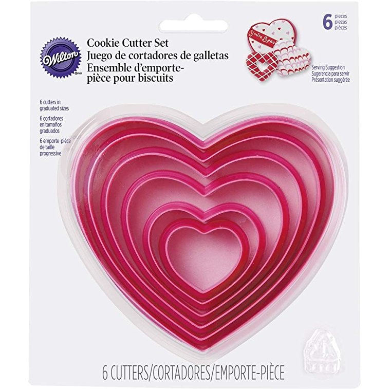 Wilton Nesting Heart Cutter Set