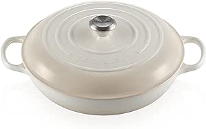 Le Creuset Enameled Cast Iron Signature Braiser, 5 qt. , Meringue