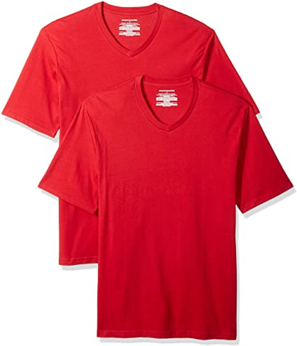 Amazon Essentials Men's 2-Pack Loose-fit V-Neck T-Shirt