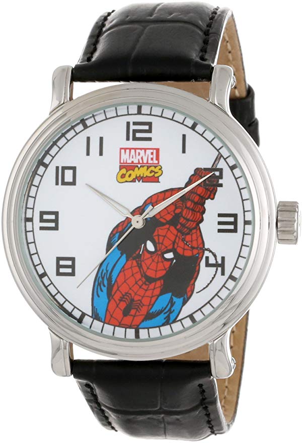 Marvel Men's Spider-Man Vintage Black Watch