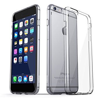 iPhone 6s Plus Case, Tomtoc [Crystal Clear] Premium Protective Case for Apple iPhone 6s Plus/ 6 Plus [5.5 inch], Shock Absorbing and Scratch Resistant Frame Cover Case