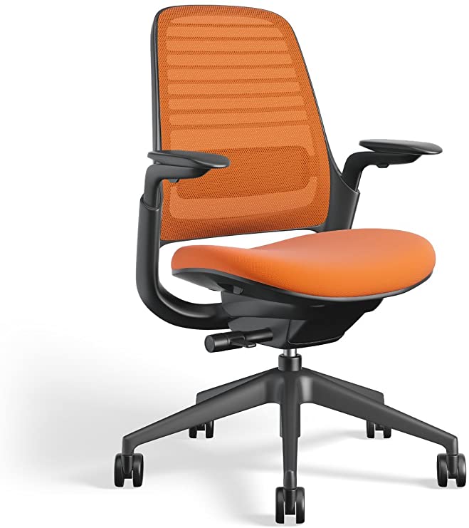 Steelcase Series 1 Work Office chair, Tangerine