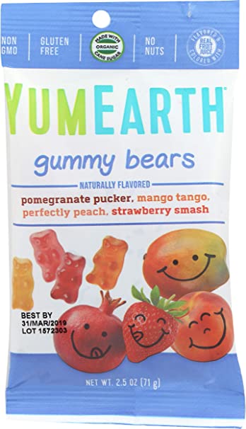 YummyEarth Gummy Bears, 2.5 Oz