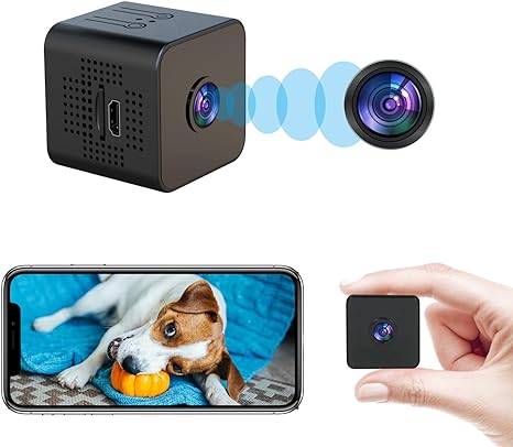 Hidden Camera - Spy Camera - Micro Camera - Mini Camera - Nanny Cam - Small Cameras for Spying - Indoor and Outdoor Camera with Night Vision - Surveillance Camera Full HD 1080P