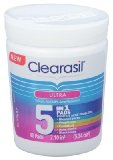 Clearasil Ultra 5in1 Facial Pads - 90 each