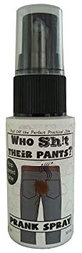 Who Sh.. Their Pants? Made in USA Highly Concentrated Diarrhea Scented Fragrance Oil Prank Stuff Gag Gift Spray