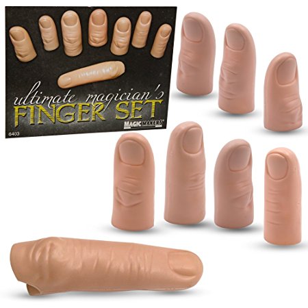 Magic Makers Ultimate Magician's Finger Set - Includes 4 Thumbs & 4 Fingers