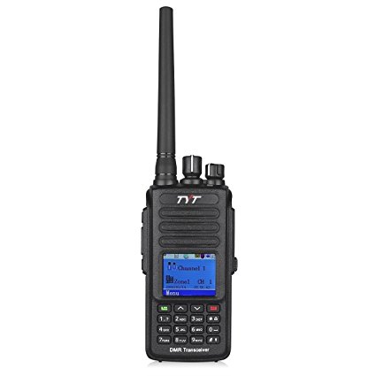 TYT MD-390 DMR Digital Radio Waterproof Dustproof IP67 Walkie Talkie Transceiver UHF 400-480MHz Two-Way Radio Compatible with Mototrbo 1000 Channels