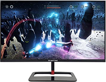 Sceptre 32 inch QHD IPS LED Monitor HDR400 2560x1440 HDMI DisplayPort up to 144Hz 1ms Height Adjustable, Build-in Speakers Gunmetal Black 2021 (E325B-QPN168)