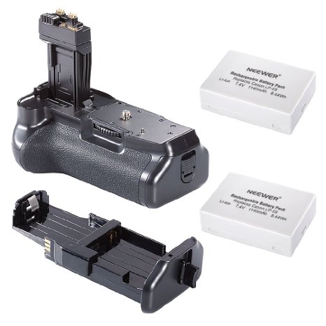 Neewer Pro Battery Grip (Replacement for BG-E8) for Canon EOS 550D/600D/650D/700D Rebel T2i/T3i/T4i/T5i   2 * 7.4V 1140mAh LP-E8 Replacement Battery