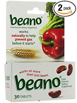 Beano Tablets, 30-Count (Pack of 2)