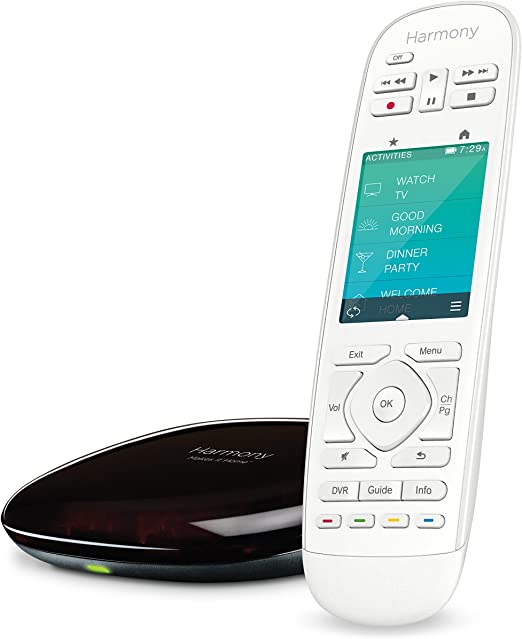 Logitech Harmony Ultimate Home Touch Screen Programmable Remote for 15 Home Entertainment and Automation Devices (White)