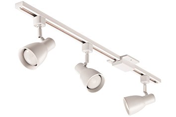 Lithonia Lighting LTKSTBF BR20 LED 27K MW M4 3-Light step Baffle Track Kit, 24W, 1500 lm, White