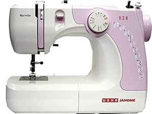 Usha New marvela Pink Electric Sewing Machine-Pink and White