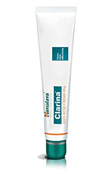 HIMALAYA HERBALS Clarina Anti-Acne Cream 30gm | Natural Herbal Treatment Gel for Facial Acne | Removes Spots for Clear Mosturised Skin | Best for Teenagers and Adults