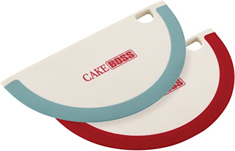 Cake Boss 59392 Nylon Tools And Gadgets Bowl Scraper, Assorted