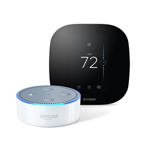 All-New Echo Dot (2nd Generation) - White   ecobee3 Smart Thermostat