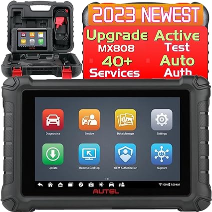 Autel MaxiCheck MX900 Obd2 Scanner, All System Diagnostic Scan Tool for Cars with 40  Reset Services, Auto Vin and Auto Scan, Better Autos maxisys xtool, Upgrade of autel MX808/MK808.