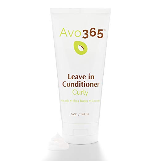 Avo365 - Leave in Conditioner Curly made with Cold Pressed Avocado Oil, Shea Butter, Coconut, Panthenol and Papaya