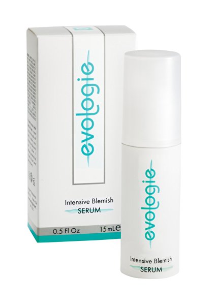Evologie Intensive Blemish Serum | Best serum to rapidly reduce blemishes/pimples, acne scars, discoloration spots and help prevent breakouts, Travel Size (different bottle style)