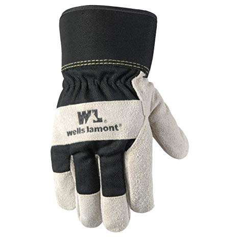 Men's Heavy Duty Winter Work Gloves with Cowhide Leather Palm, Large (5130L)