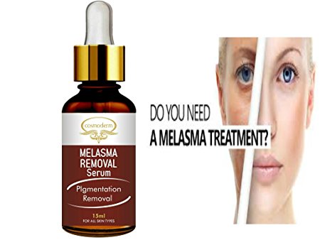 cosmoderm® Skin Whitening, Melasma and Pigment Corrector Melasma Removal Anti pigmentation Face Serum of Kojic Acid Hyaluronic Acid Vitamin c
