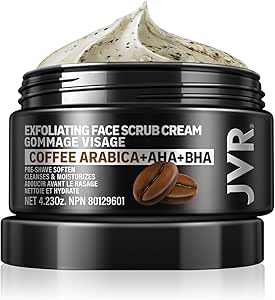 Face Scrub for Men, Facial Scrub for Exfoliating,Face Exfoliator (4.23 oz)