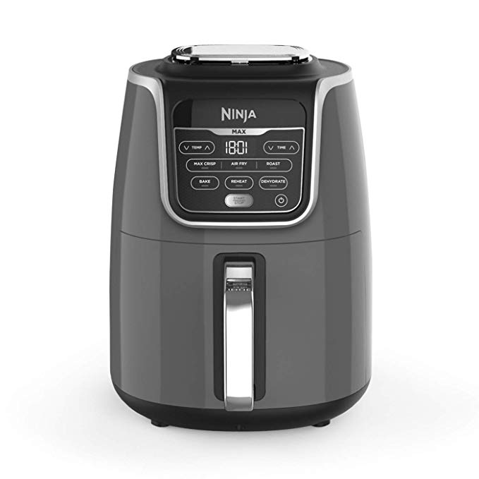 Ninja Air Fryer Max [AF160UK] 5.2 Litres, Grey and Black