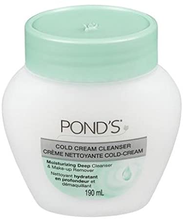Pond's Cold Cream for normal or dry skin Make-up Remover and Refreshing Cleanser dermatologist tested 190 ml