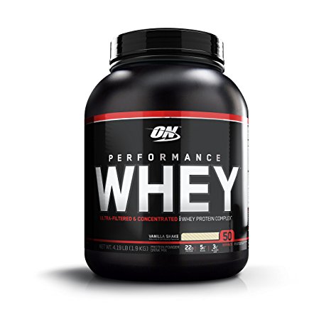 OPTIMUM NUTRITION Performance Whey, Vanilla Shake 4.3lb