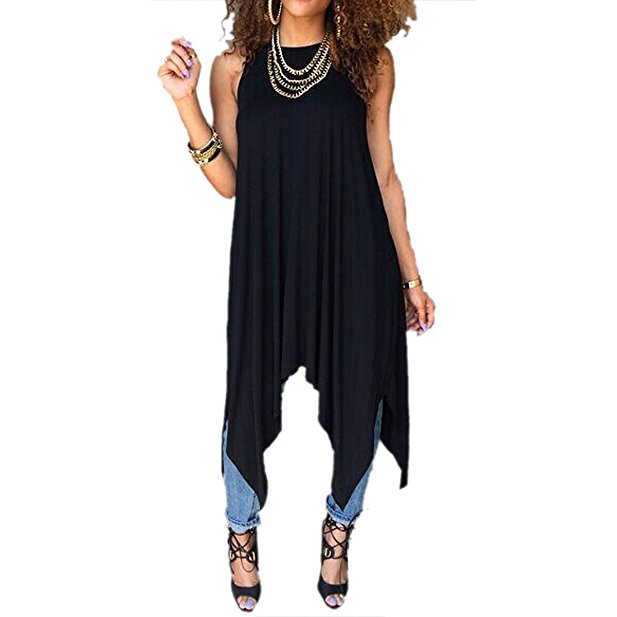 Personality Women Sexy New Loose Casual Party Club Sweet Cute Hot Top Vest Dress