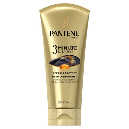 Pantene Repair and Protect 3 Minute Miracle Deep Conditioner, 6 Fluid Ounce