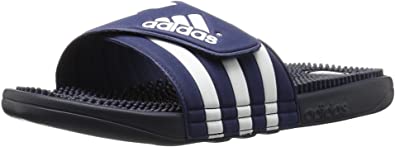 adidas  Men's Adissage Sandal Run White/Graphite/Run White