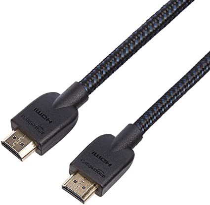 AmazonBasics Braided 4k HDMI to HDMI Cable - 10-Foot