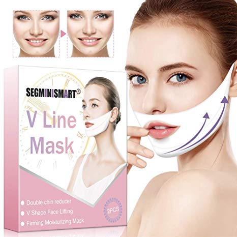 V Line Mask,Chin Up Patch,Double Chin Reducer,Face Lift,Contour Lifting Firming Moisturizing Mask All Night,Double Chin Mask-V Lifting Chin Mask-Chin Up Mask