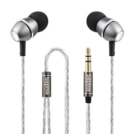 Sephia SP3030 Earphones Headphones with Bass Driven Sound for iPhone iPad iPod MP3 Players Samsung etc