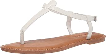 Amazon Essentials Women's Casual Thong Sandal with Ankle Strap