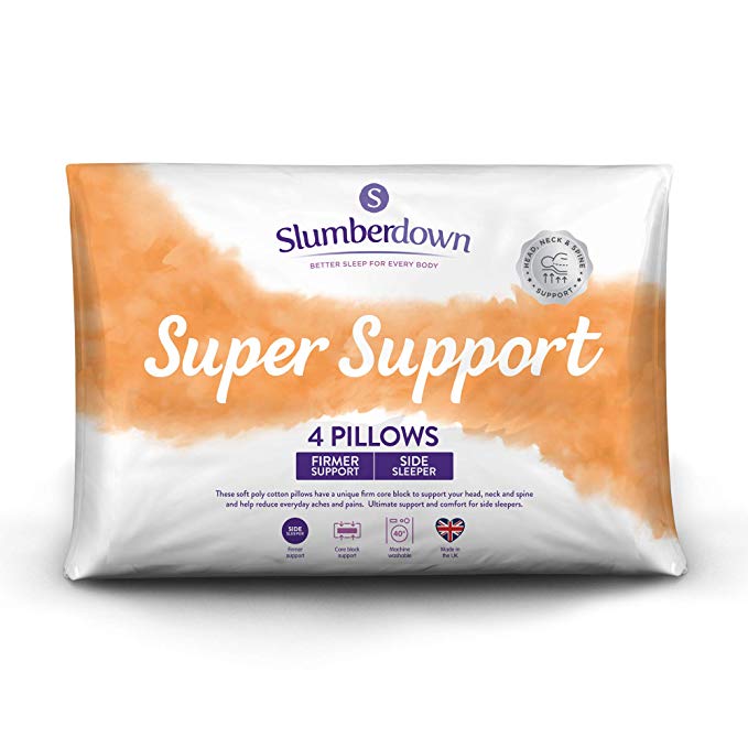 Slumberdown Super Support Pillow - 4 Pack