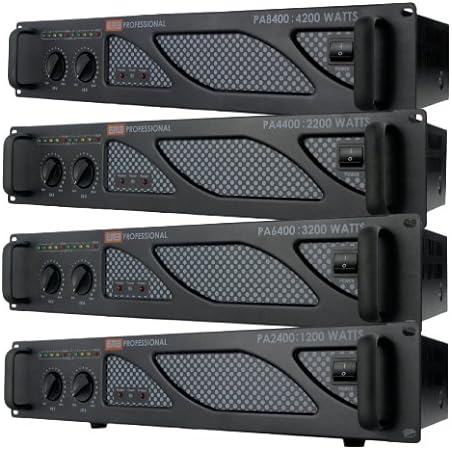 EMB Pro - PA8400 - Rack Mount Professional DJ Power Amplifier - 4200 Watts PA Band Club