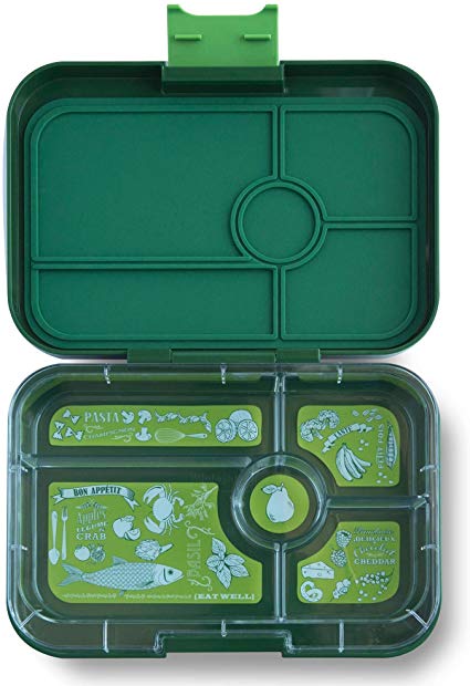 Yumbox Tapas Larger Size (Brooklyn Green) Leakproof Bento lunch box for Adults, Teens & Pre-teens