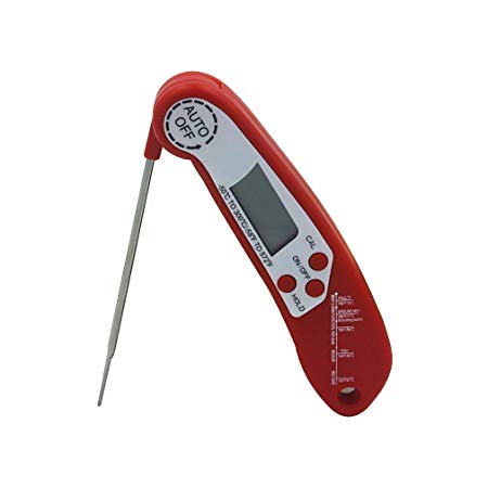 1byhome Meat Thermometers, Barbecue Thermometers Kitchen Thermometers with Strong Magnet for Candy, Cooking, Digital Electronic Food Instant Read