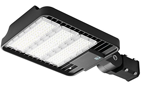 21,000 Lumen 150 Watt DLC Premium LED Parking Lot Light - The only DLC Premium with Lumileds LEDs and a Dimmable Driver on the market! - Choose Better Components! - 5000K - Slip Fit Mount