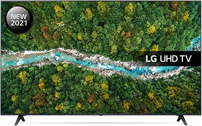 LG 55UP77006LB 55 inch 4K UHD HDR Smart LED TV (2021 Model) with Freeview Play, Prime Video, Netflix, Disney , Google Assistant and Alexa compatible